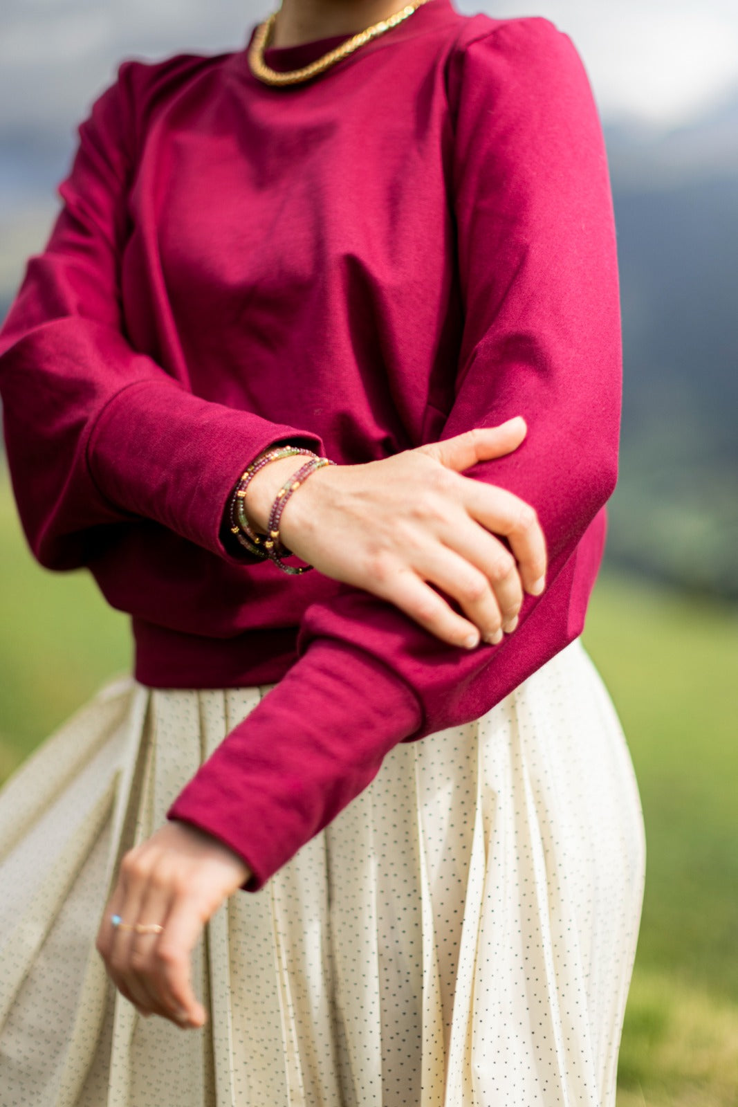 Pull ALBA Burgundy